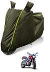 Auto Hub 100% Waterproof Bike Cover for Bajaj Pulsar 200 NS Coated, Dustproof UV Protection Custom Fit bike cover-(Green)