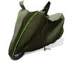 Auto Hub 100% Waterproof Bike Cover for Bajaj Pulsar 200 NS Coated, Dustproof UV Protection Custom Fit bike cover-(Green)