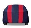 Auto Hub Car Cover Compatible with Tata Indica Vista with Mirror Pockets, Triple Stitched, Navy, Red, Water Resistant Car Body Cover