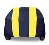 Auto Hub Car Cover Compatible with Honda Jazz New with Mirror Pockets, Triple Stitched, Water Resistant Car Body Cover, Navy, Yellow