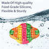 Aditi Toys Pop it Bubble Push, Pop It Fidget Toys, pop it Rainbow, Push Pop Bubble Fidget Sensory Toy Silicone Stress Relief Toy (Square)