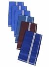 Men's Cotton Handkerchief (Dark Colour) Set of 12