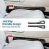 FLY MASTER Pack of 2 Car Seat Gap Filler Organizer, Universal EVA Car Console Gap Pad with Phone Holder for Cars, Trucks & SUVs
