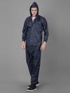 Dollar Rainguard Men's PVC Full Sleeve Solid Raincoat Set With Adjustable Hood and Pocket