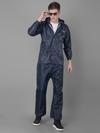 Dollar Rainguard Men's PVC Full Sleeve Solid Raincoat Set With Adjustable Hood and Pocket