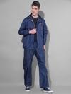 Dollar Rainguard Men's Full Sleeve Solid Raincoat Set With Adjustable Hood and Pocket