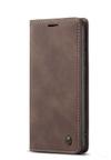 Teletel Prime Leather Finish Cards & Cash Wallet Slim Fit Flip Cover   For  Samsung Galaxy J7 Max | Mobile Case| Back Flip Cover | Coffee Color
