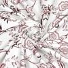 Mafatlal Queen Size Double Bed Bedsheet Set | 100% Cotton Fabric with Twill Weave | 186 TC | Size: 229 x 254 cm | Soft, Breathable & Durable | Includes 2 Pillow Covers | Suitable for All-Season Use (White & Pink)