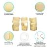 medtrix Functional Knee Stabilizer Knee Support Knee Wrap Open Patella Hinge Knee Brace Beige (XL)