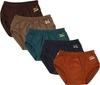 YELLOWDELIGHT Boys Multicolor Cotton Blend Pack of 5 Briefs (12-18M)