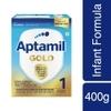 APTAMIL Gold Infant Formula Milk Powder for Babies - Stage 1 (Upto 6 months) - with HMO and Prebiotics - 400gms - BIB Pack