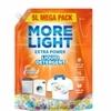 MORE LIGHT Extra Power Liquid Detergent 5 Litre Pouch with Enzymatic Action Removes Tough Stain | Laundry Liquid Detergent with Refreshing Fragrance for Bucket Wash, Top Load & Front Load Machines