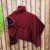 Merry Creation Men's Cotton Blend Solid Slim Fit Casual Shirt, Full Sleeve Shirt for Formal & Casual Wear (Maroon) (Size-L)
