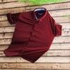 Merry Creation Men's Cotton Blend Solid Slim Fit Casual Shirt, Full Sleeve Shirt for Formal & Casual Wear (Maroon) (Size-L)