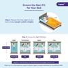 Livpure Smart Lumbar Reversible Queen Mattress with 3D Support Zones HR foam manufactured with DOW ComfortScience (72 x 60 x 4)
