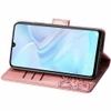 ClickCase Butterfly Series Samsung Galaxy S6 Edge Plus Rose Gold Faux Leather Mobile Wallet Flip Cover