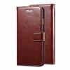 ClickCase Vintage Series For Samsung Galaxy On 8 Brown Faux Leather Mobile Wallet Flip Cover