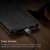 ClickCase Sheepskin Series Samsung Galaxy Note 5 Black Faux Leather Mobile Wallet Flip Cover