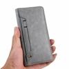 ClickCase Flipper Series Faux Leather Magnetic Card Holder Wallet Kickstand Case Flip Cover For Lenovo Zuk Z2 Plus (Grey)