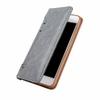 ClickCase Flipper Series Faux Leather Magnetic Card Holder Wallet Kickstand Case Flip Cover For Lenovo Zuk Z2 Plus (Grey)