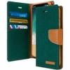 ClickCase Canvas Series Faux Leather Magnetic Card Holder Wallet Kickstand Case Flip Cover For Samsung Galaxy A33 5G (Green)