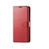 ClickCase Vintage Series For Motorola Moto X4 Cherry Red Faux Leather Mobile Wallet Flip Cover
