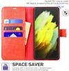 ClickCase Vintage Series For Nokia G10 Peach Faux Leather Mobile Wallet Flip Cover