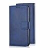ClickCase Vintage Series For Sony Xperia Xa Ultra Matte Blue Faux Leather Mobile Wallet Flip Cover