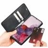 ClickCase Vintage Series For Mi A2 Matte Black Faux Leather Mobile Wallet Flip Cover