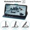 ClickCase Trendy Dual Shade Series For Lenovo Zuk Z2 Plus Sky and Navy Blue Faux Leather Mobile Wallet Flip Cover
