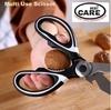 DEB's CARE Premium Heavy Duty Shears Ultra Sharp Stainless Steel Multi-function Kitchen Scissors for Chicken Poultry Fish Meat Vegetables Herbs BBQ (Pack of 1)