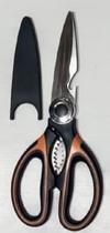 DEB's CARE Premium Heavy Duty Shears Ultra Sharp Stainless Steel Multi-function Kitchen Scissors for Chicken Poultry Fish Meat Vegetables Herbs BBQ (Pack of 1)
