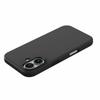 MOBUSA Premium Liquid Silicon Back Cover case for iPhone 16|Soft Micro Fibre Lining Inside| Shockproof dust Free Back Cover case| magsafe Silicon case for iPhone 16|Military Grade Protection  (Black)