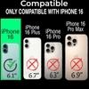 MOBUSA Premium Liquid Silicon Back Cover case for iPhone 16|Soft Micro Fibre Lining Inside| Shockproof dust Free Back Cover case| magsafe Silicon case for iPhone 16|Military Grade Protection  (Black)