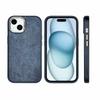 MOBUSA Luxury Bio Leather case Cover for iPhone 15 | MagSafe Design | Soft Micro Fibre Lining Inside | Protective Luxury Premium case Cover Blue