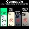 MOBUSA Luxury Bio Leather case Cover for iPhone 15 | MagSafe Design | Soft Micro Fibre Lining Inside | Protective Luxury Premium case Cover Blue