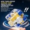 mPIX 3D Rolling Ball Puzzle Cube Brain Teaser Toy for Improving Spatial Recognition Blue