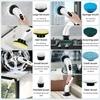 MODUX 9 in 1 Electric Spin Scrubber, Cleaning Brush Scrubber for Home, 300RPM/Min, 8 Replaceable Brush Heads, 3 Adjustable Size, 2 Adjustable Speeds, for Bathroom, Floor Tiles