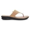 Big Bird Footwear Flat Casual V-strap Doctor Sandals for Women & Girls (Beige) Non-Returnable