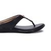 Big Bird Footwear Flat Casual V-strap Sandals for Women & Girls (Black)