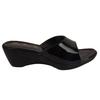 Big Bird Footwear Casual Heeled Wedges Sandals for Women & Girls (Black)