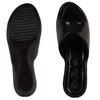 Big Bird Footwear Casual Heeled Wedges Sandals for Women & Girls (Black)