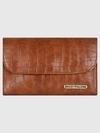 Bagsy Malone Stylish Clutch - Croco Maroon