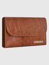 Bagsy Malone Stylish Clutch - Croco Maroon