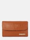 Bagsy Malone Stylish Clutch - Croco Tan