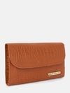Bagsy Malone Stylish Clutch - Croco Tan