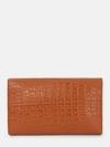 Bagsy Malone Stylish Clutch - Croco Tan