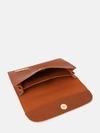 Bagsy Malone Stylish Clutch - Croco Tan