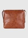 Bagsy Malone Sling Bag - Combo Gift Set - Croco Maroon