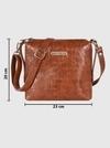 Bagsy Malone Sling Bag - Combo Gift Set - Croco Maroon